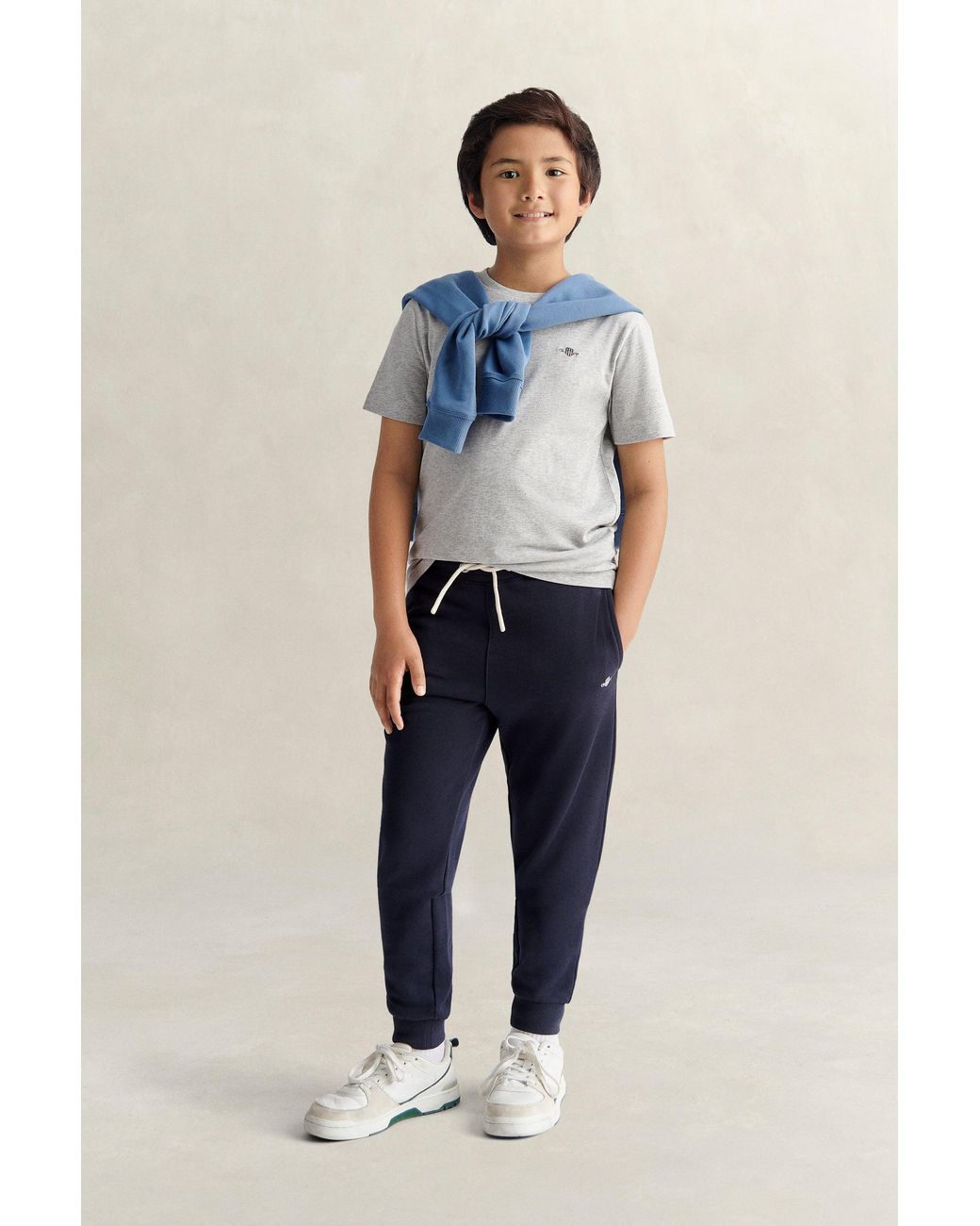 Gant Blue Teens Teen Boys Shield Sweatpants Evening for men