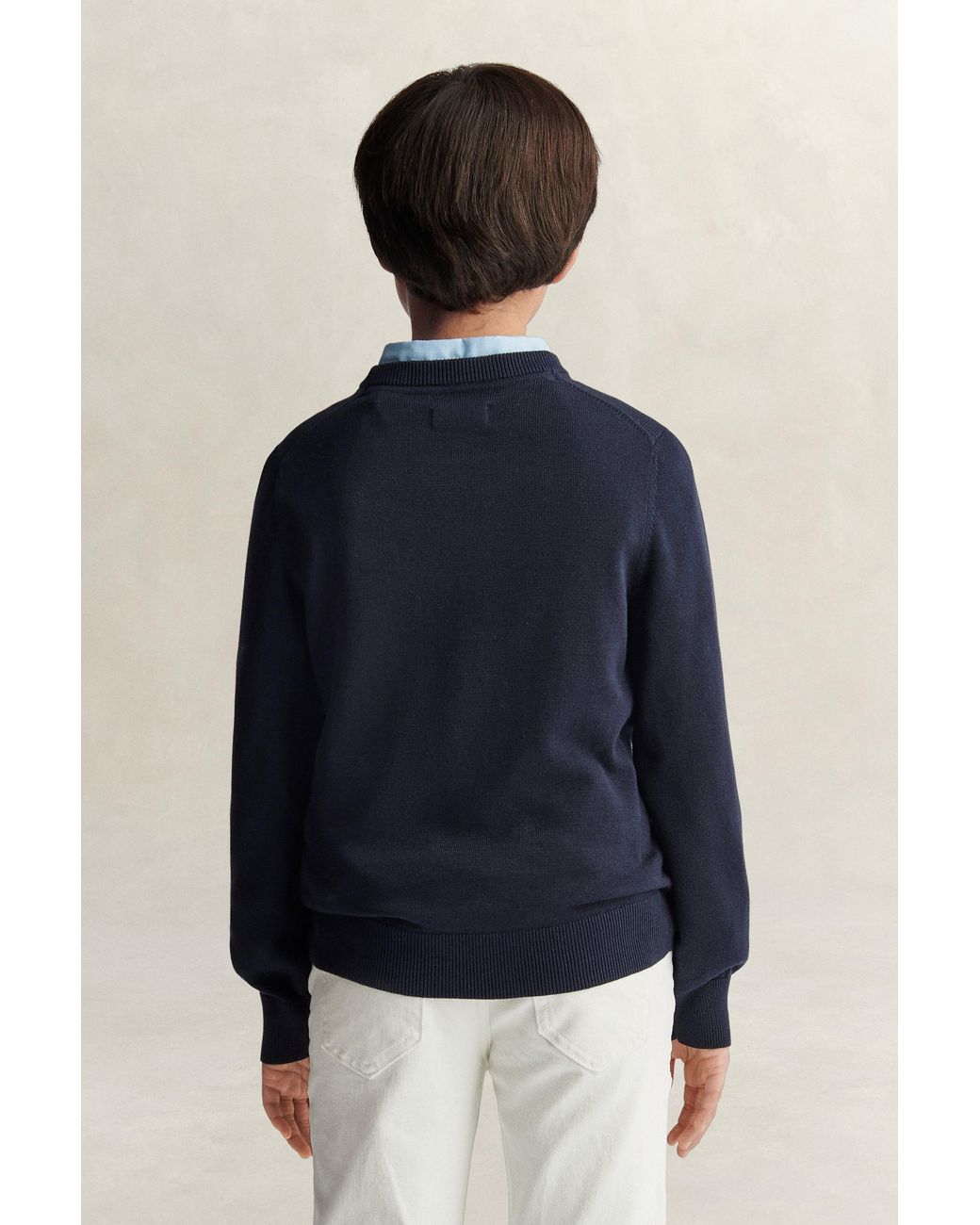 Gant Blue Teens Teen Boys Shield Sweater Evening for men
