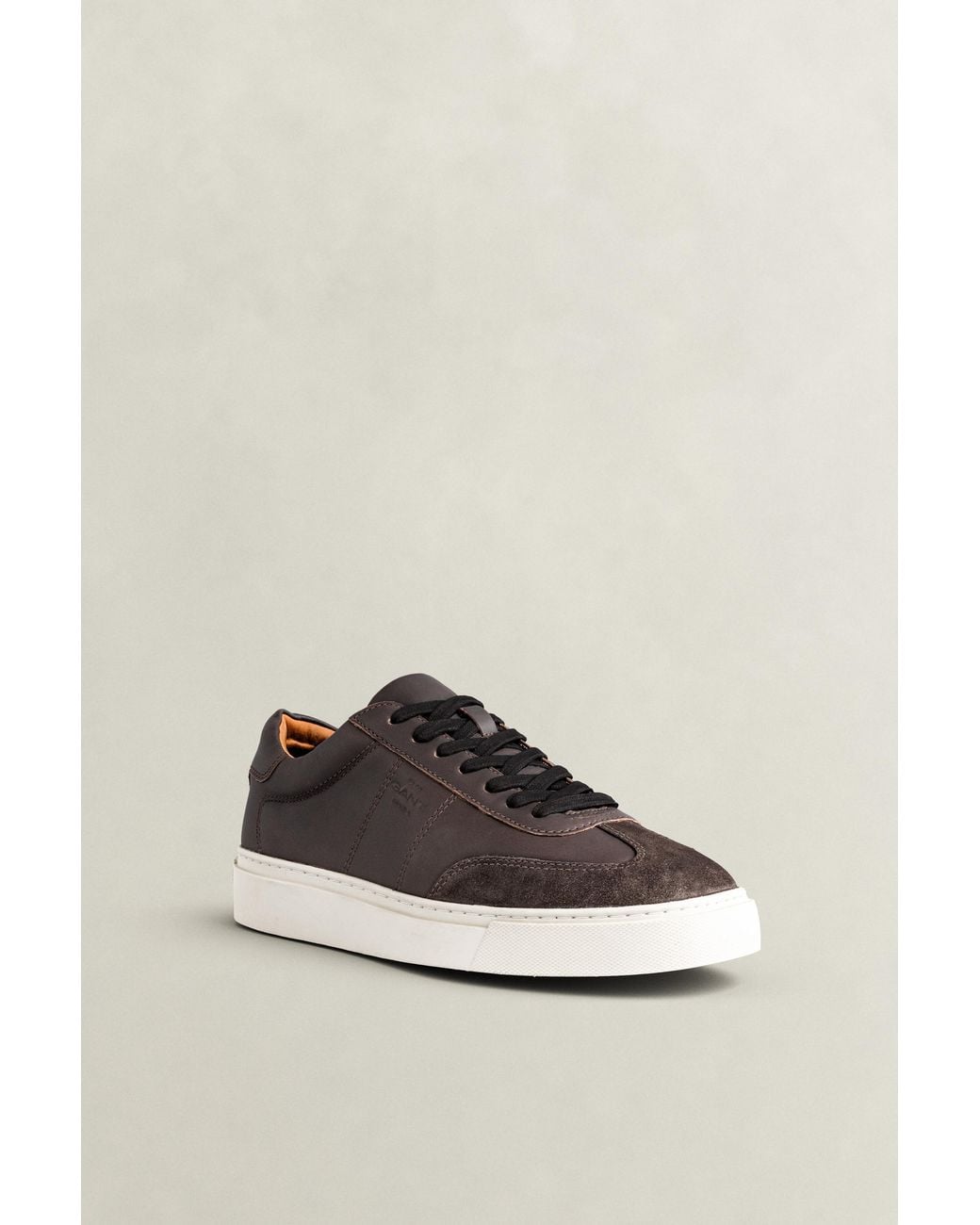Gant Brown Mcjulien Leather Sneakers Dark for men