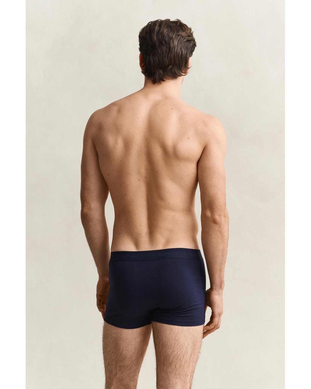 Gant Blue 3-Pack Tonal Trunks Marine for men
