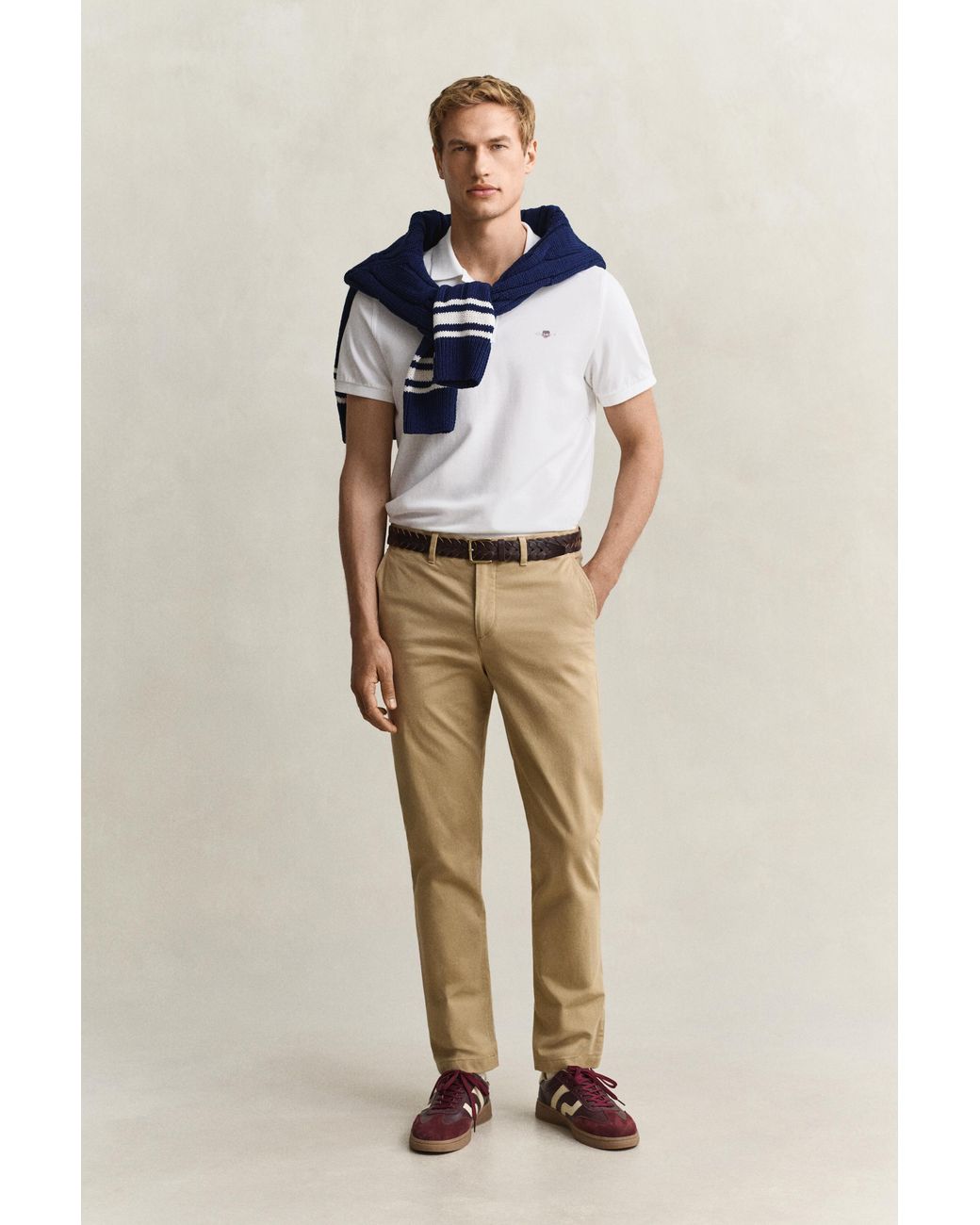 Gant Natural Classic Slim Chinos Dark for men