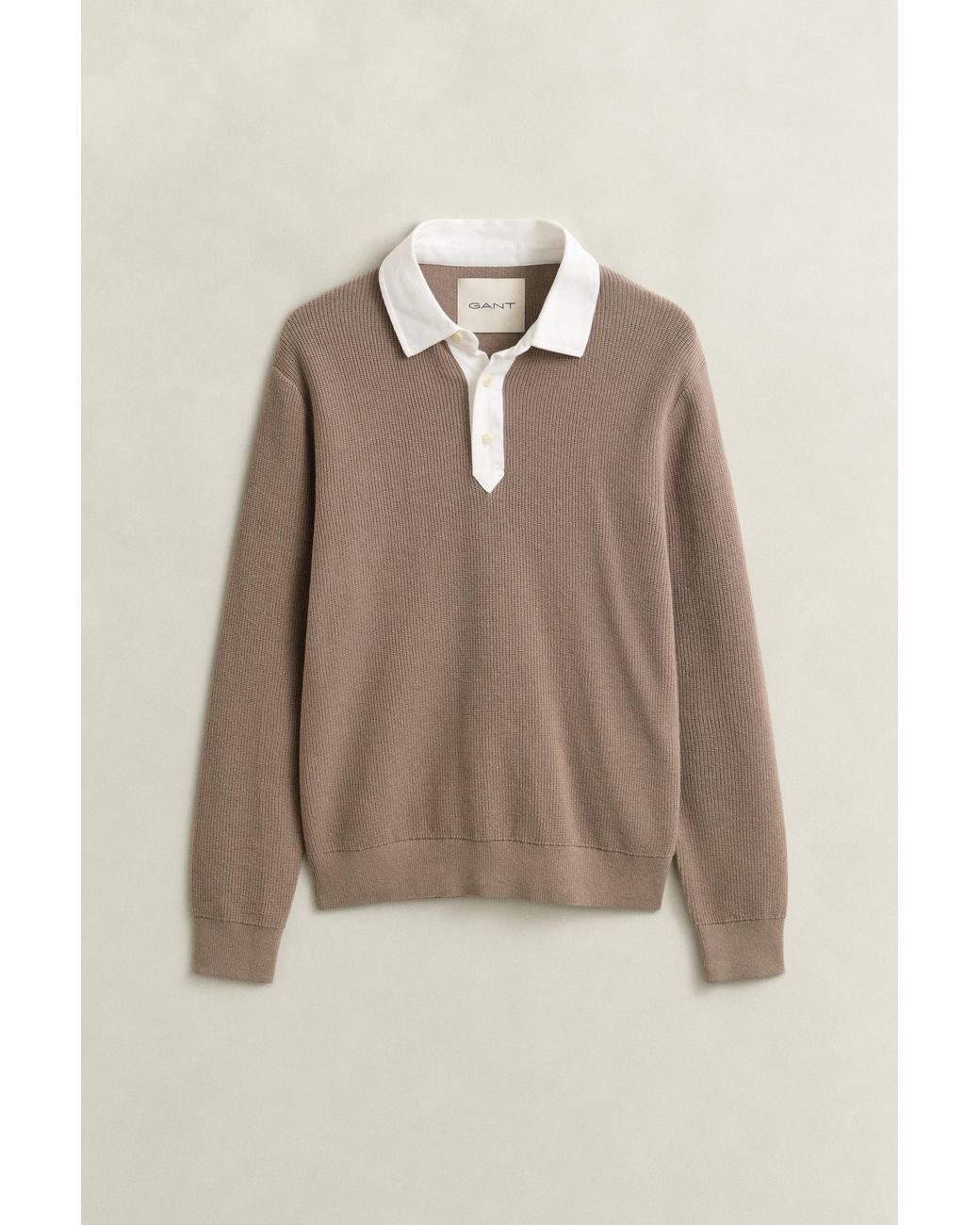 Gant Natural Cotton Merino Rugger for men