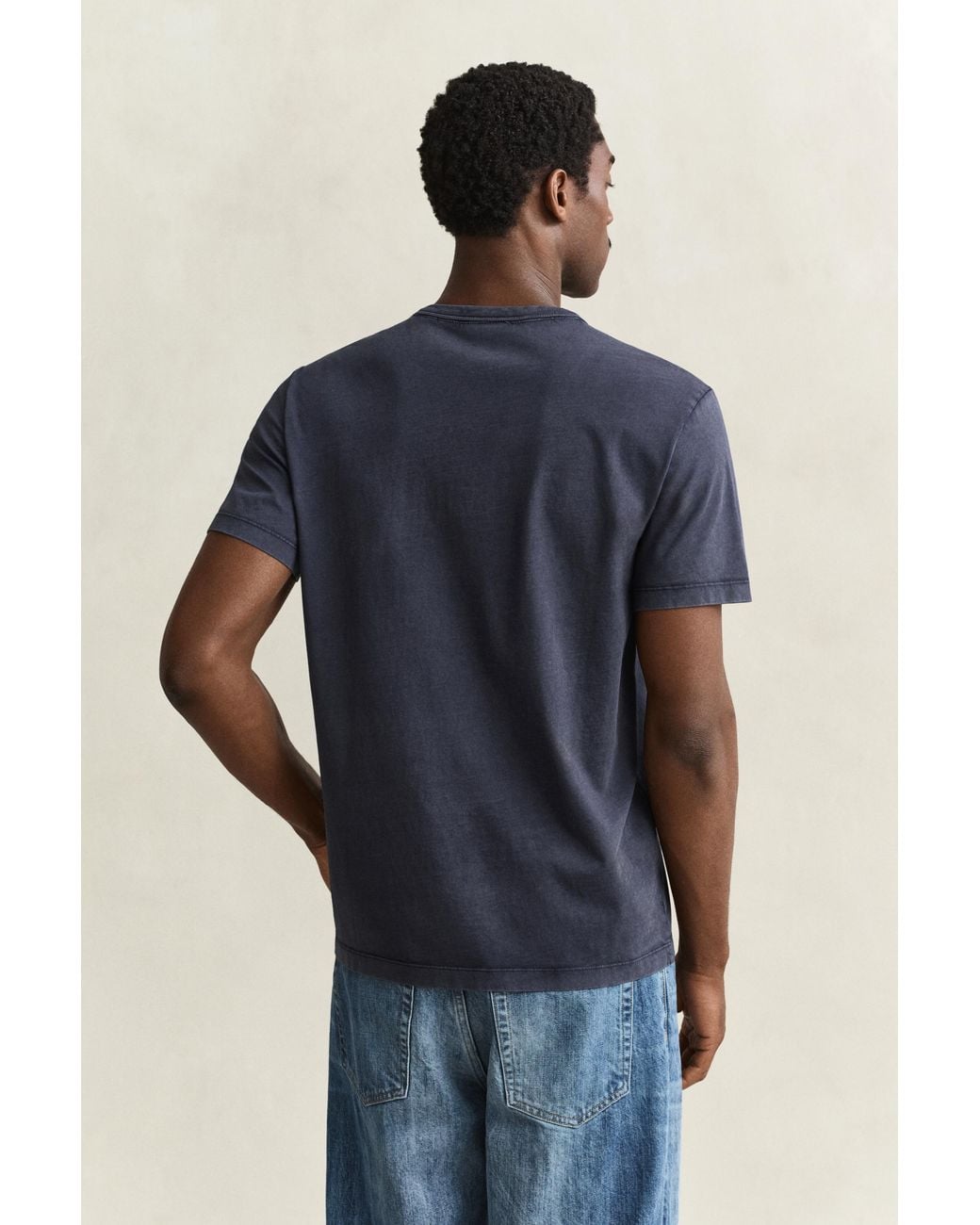 Gant Blue Graphic T-Shirt Evening for men