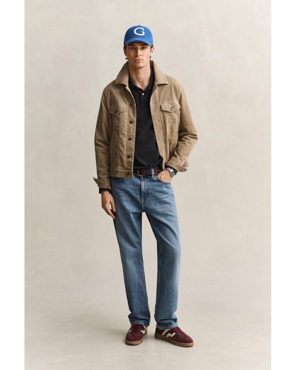 Gant Black Shield Piqué Rugger for men
