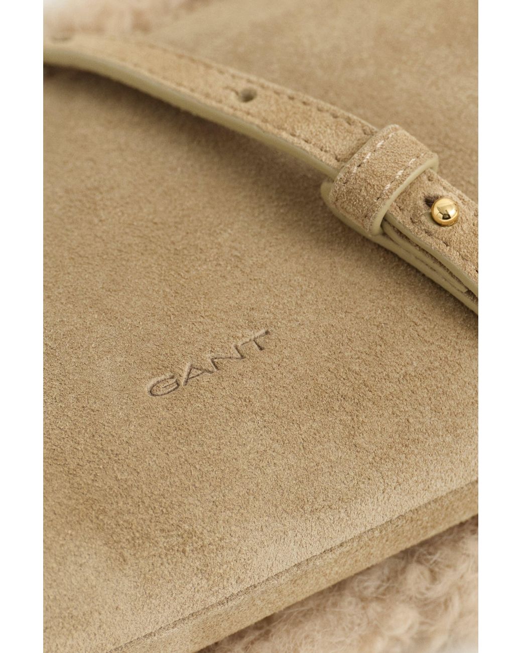Gant Natural Shearling Clutch