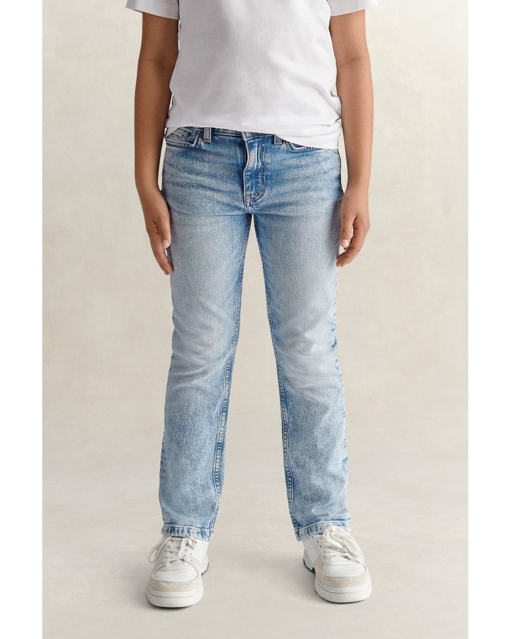 Gant Blue Teens Teen Boys Straight Fit Jeans for men