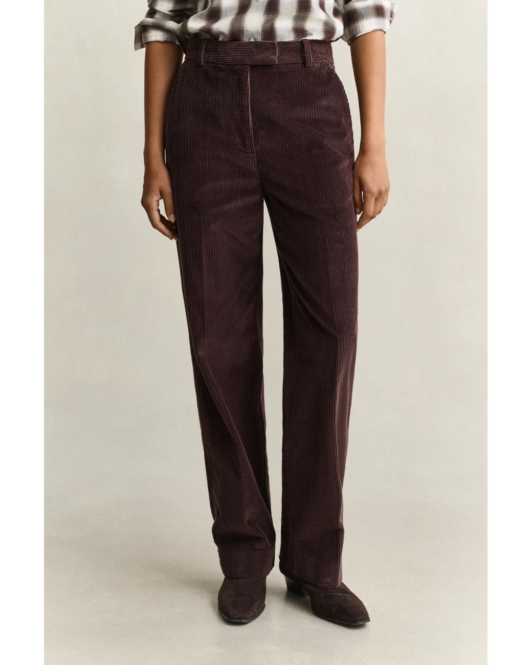 Gant Natural Tailored Corduroy Pants Deep