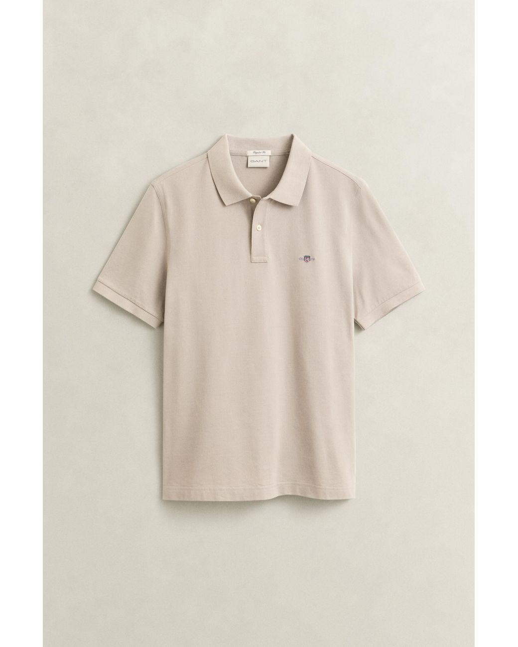 Gant Natural Classic Regular Polo Shirt for men