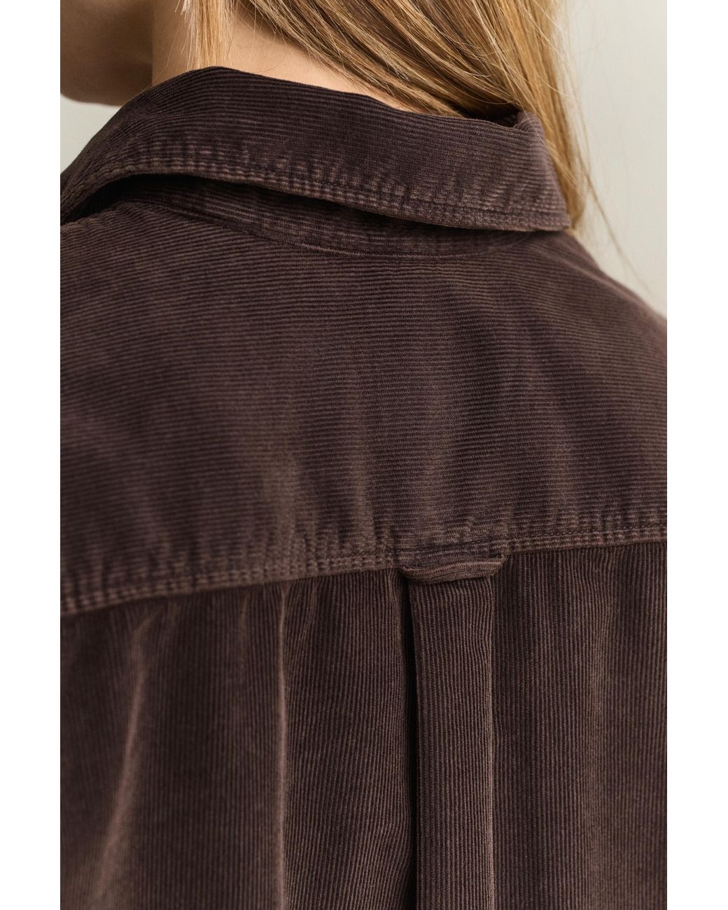 Gant Black Relaxed Corduroy Shirt Deep