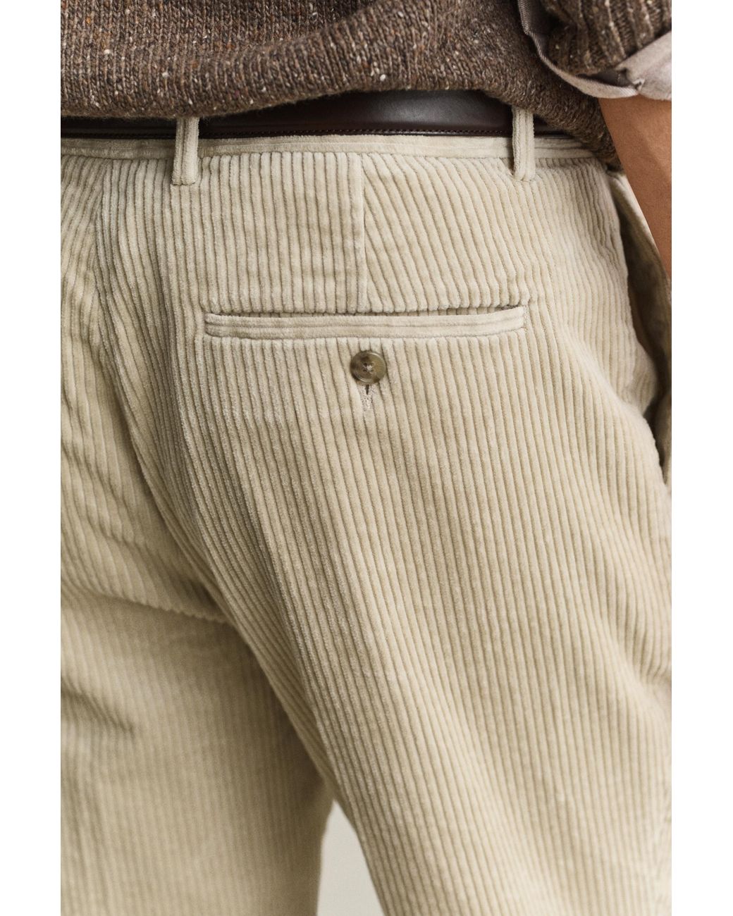 Gant Natural Corduroy Suit Pants for men