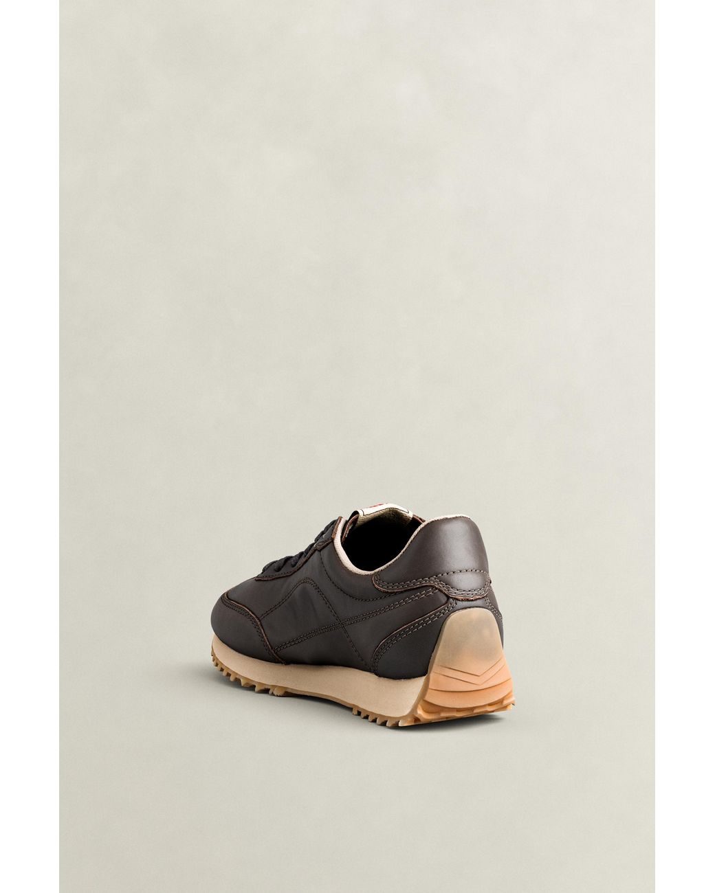 Gant Gray Beja Leather Sneakers Dark