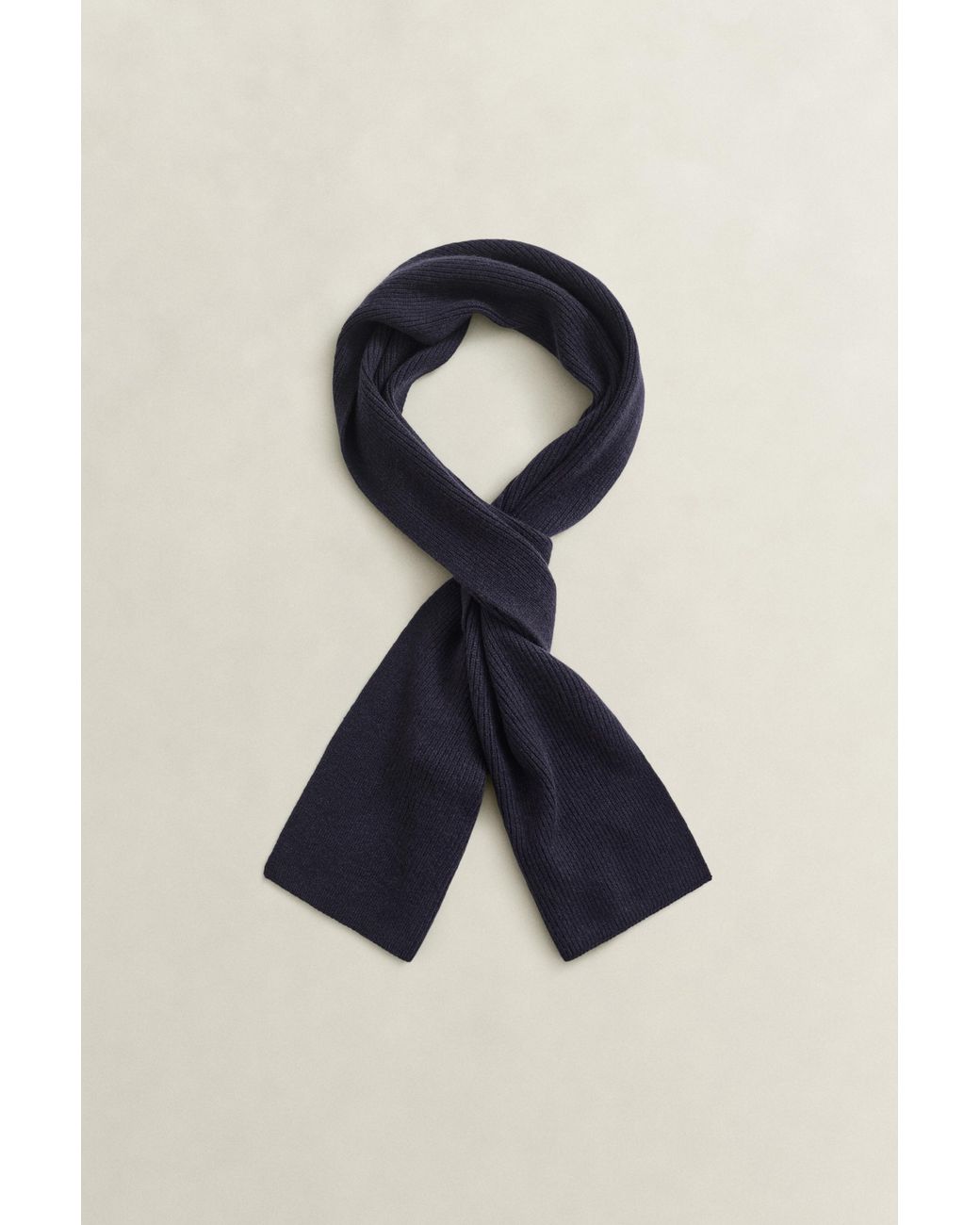 Gant Blue Cashmere Scarf Evening for men