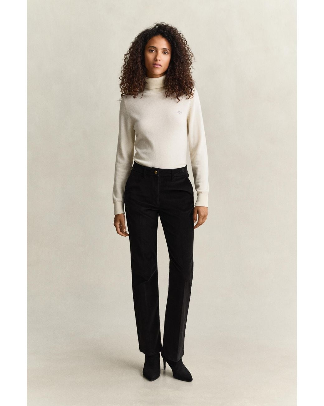 Gant Natural Flared Velvet Pants