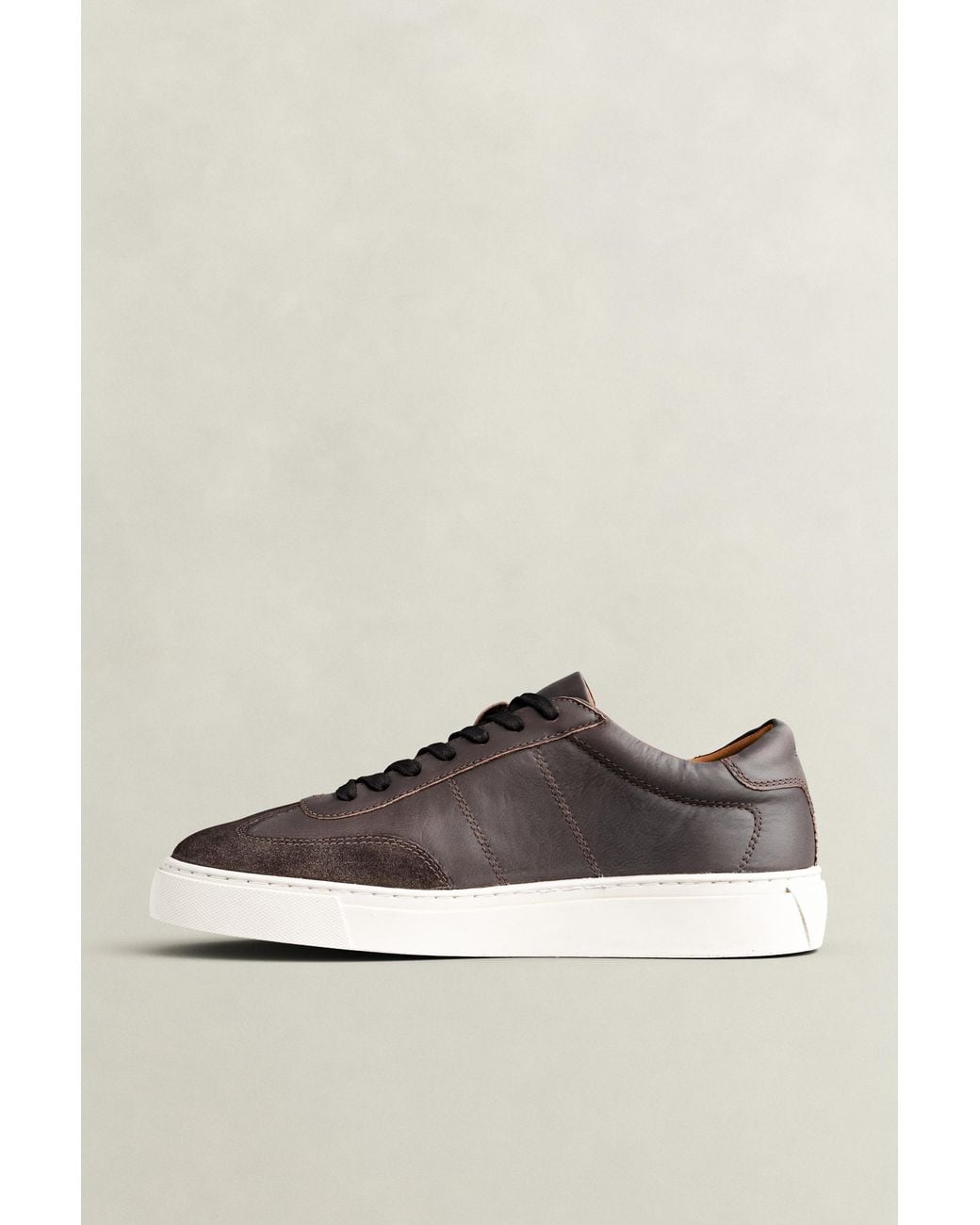 Gant Brown Mcjulien Leather Sneakers Dark for men
