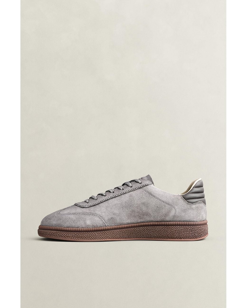 Gant Gray Cuzmo Suede Sneakers Concrete for men
