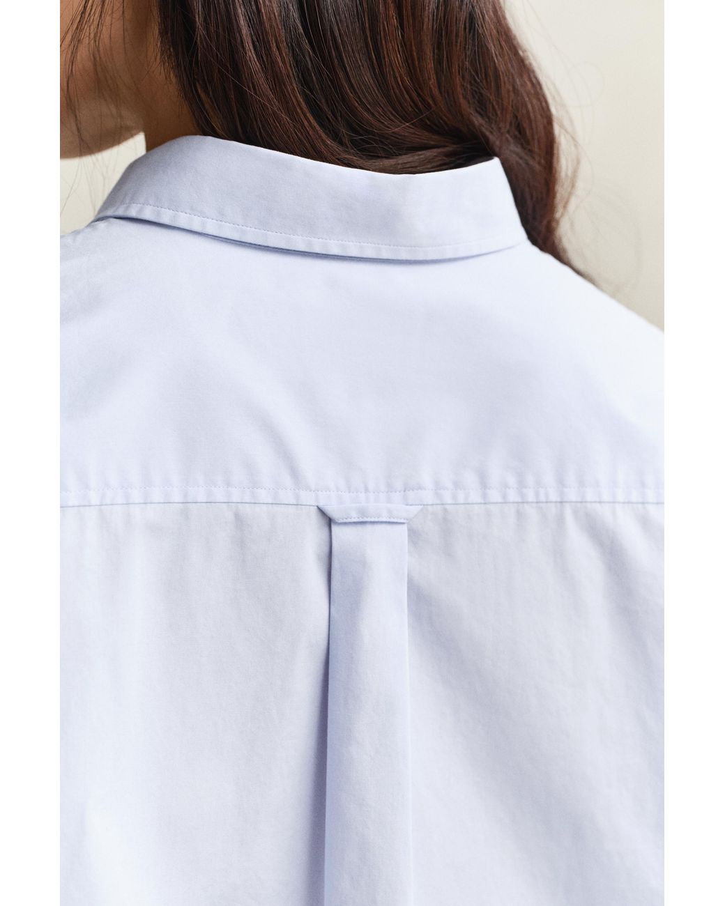 Gant Blue Relaxed Fit Classic Poplin Shirt