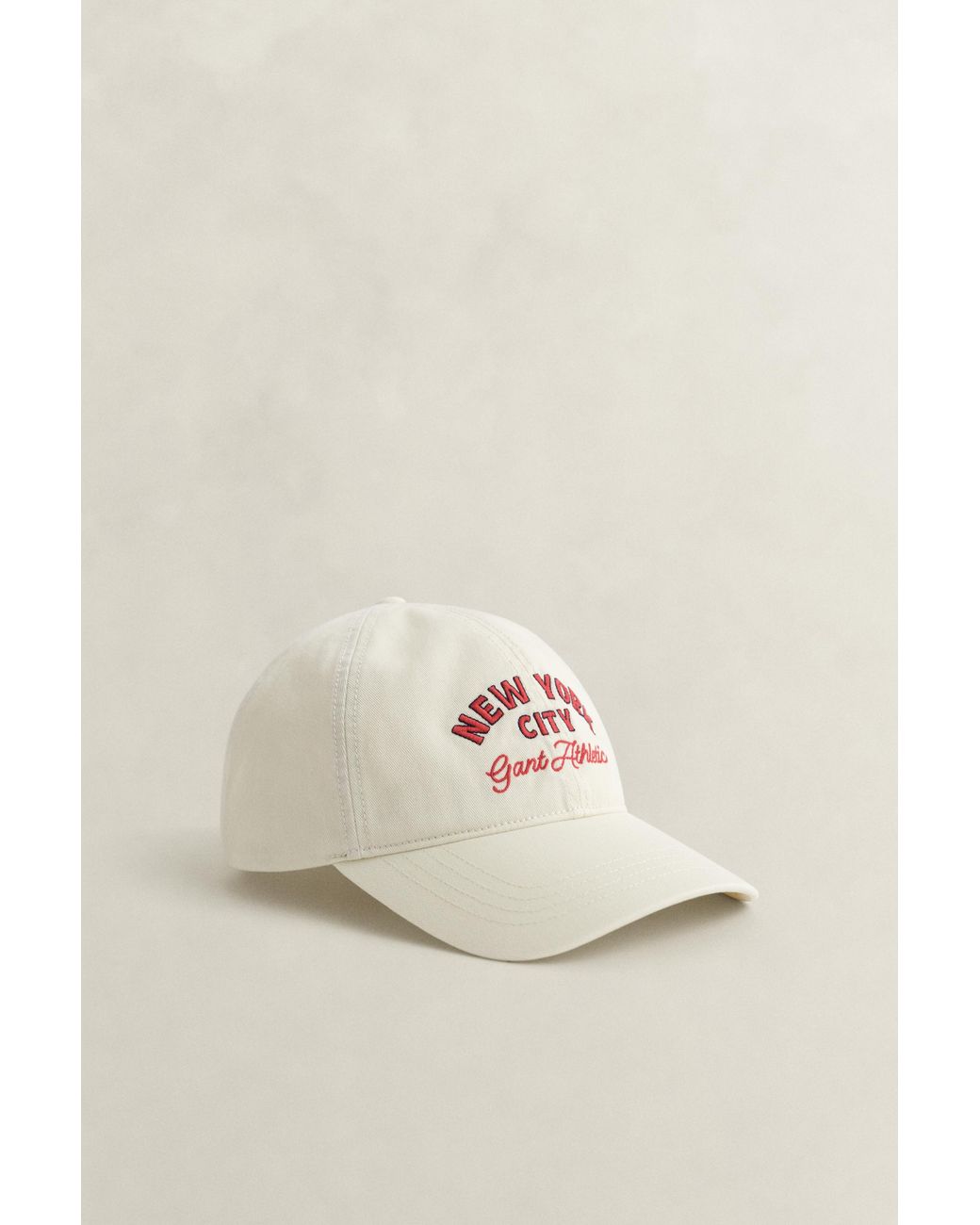 Gant Brown Graphic Cotton Twill Cap Cream for men