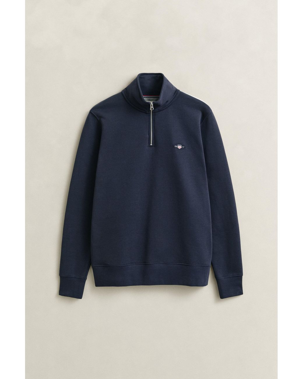 Gant Blue Shield Half-Zip Sweatshirt for men