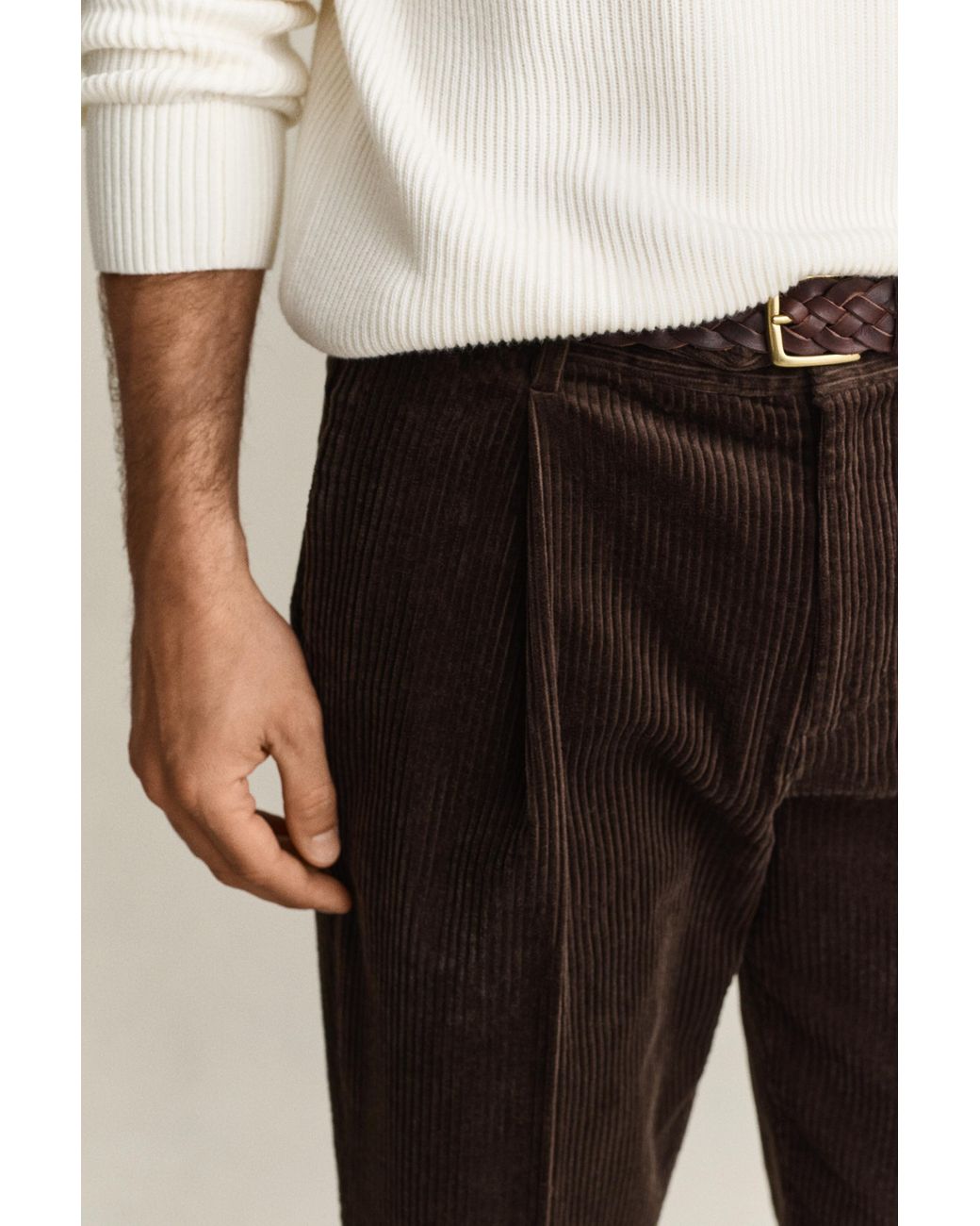 Gant Natural Corduroy Suit Pants for men
