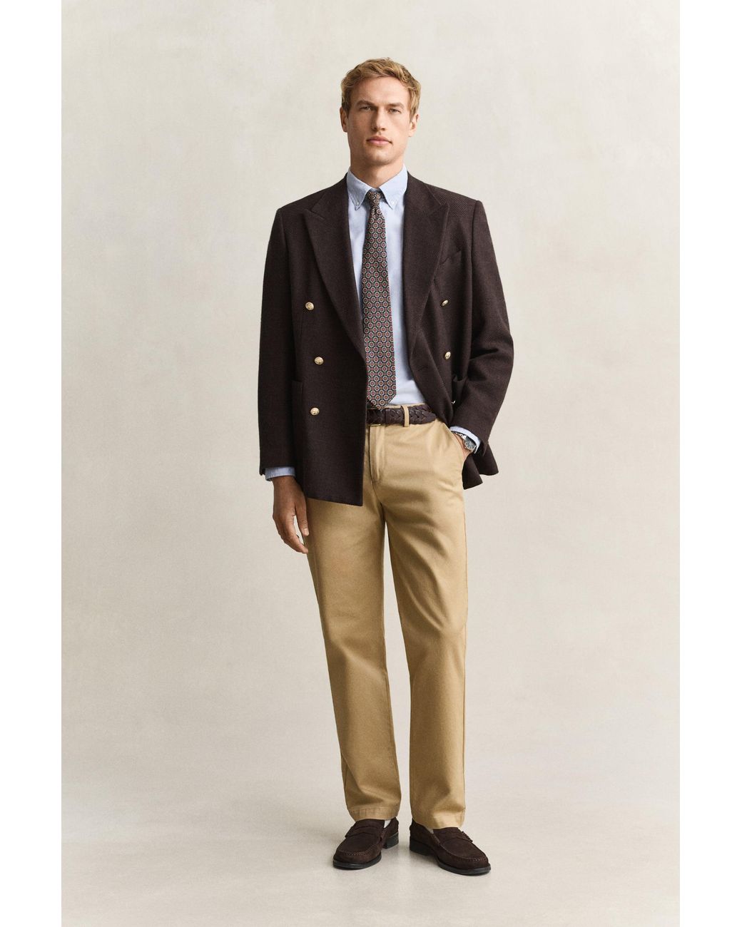 Gant Natural Regular Smart Chinos Dark for men
