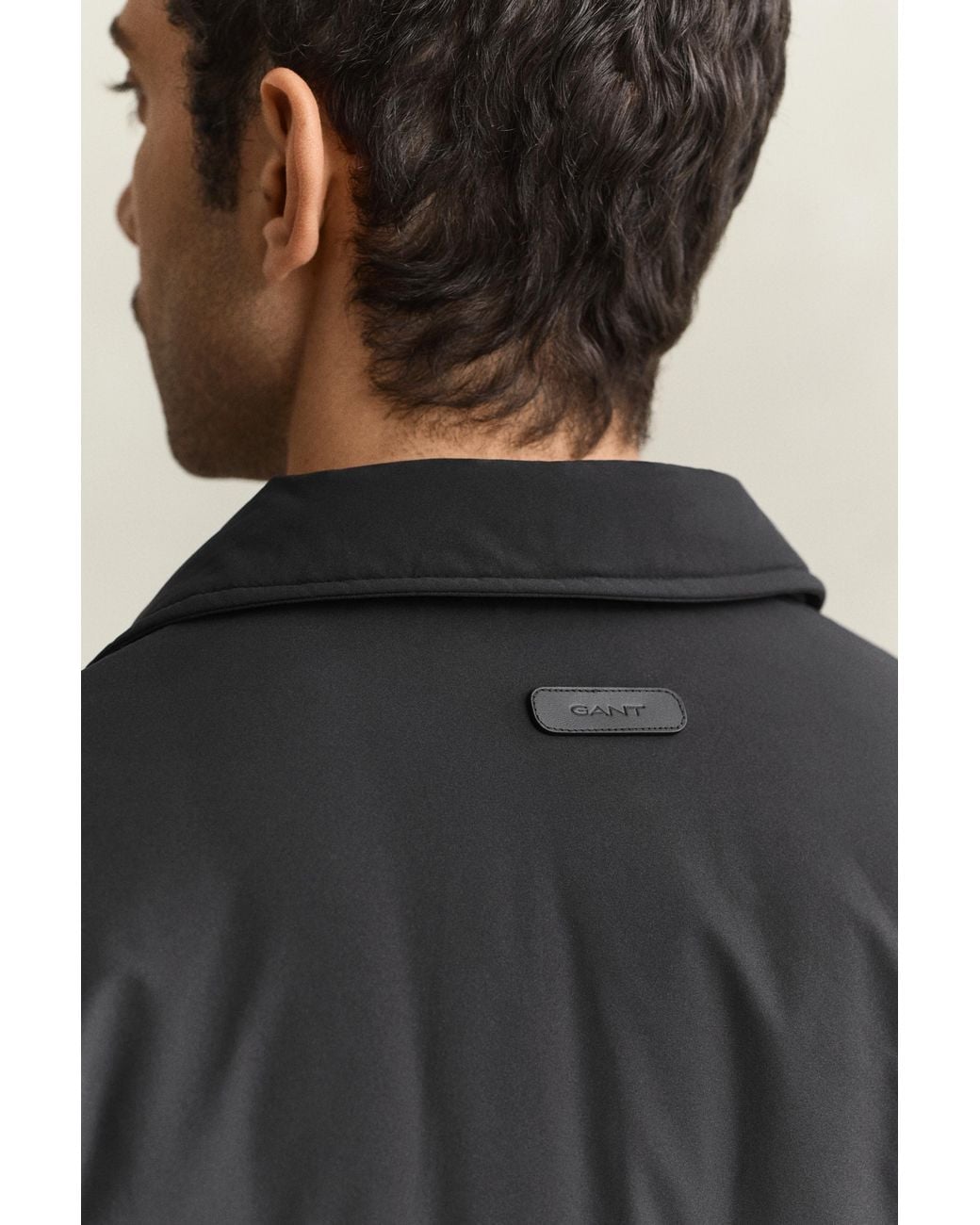 Gant Black Padded Chore Jacket for men