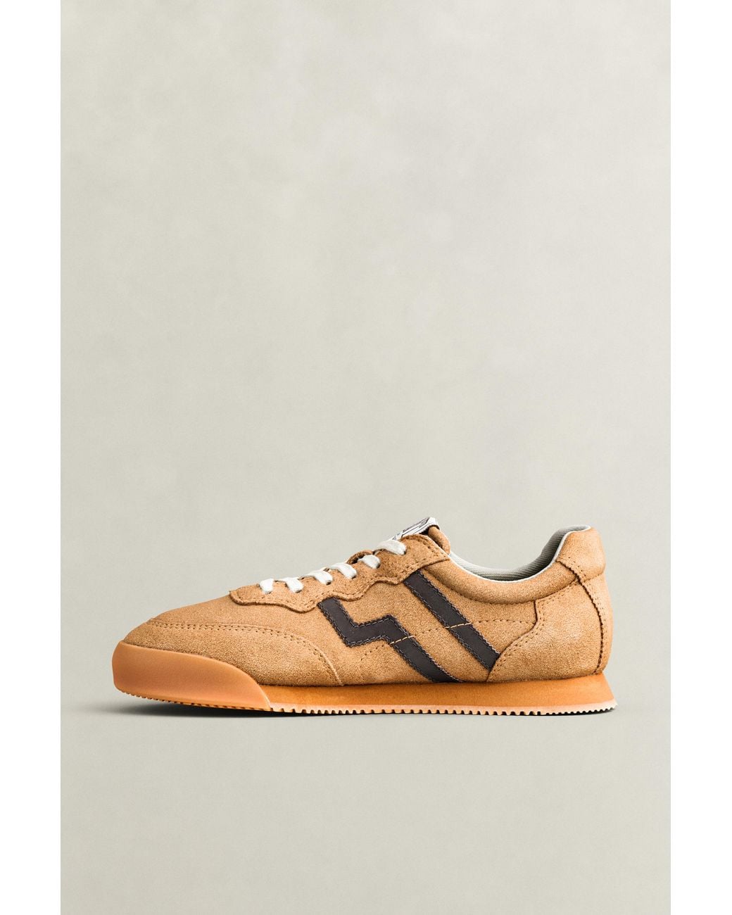Gant Natural Beylana Suede Sneakers Roasted Walnut
