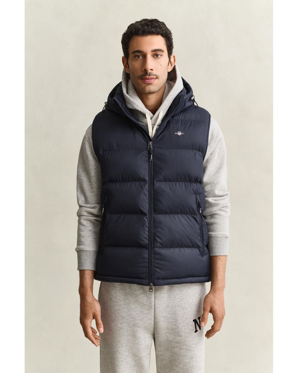 Gant Blue Active Cloud Vest Evening for men