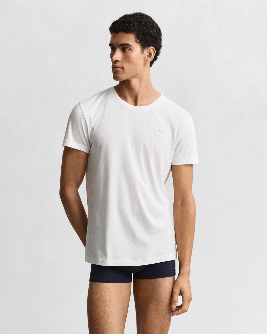 Gant White 2-Pack Crew Neck T-Shirts for men