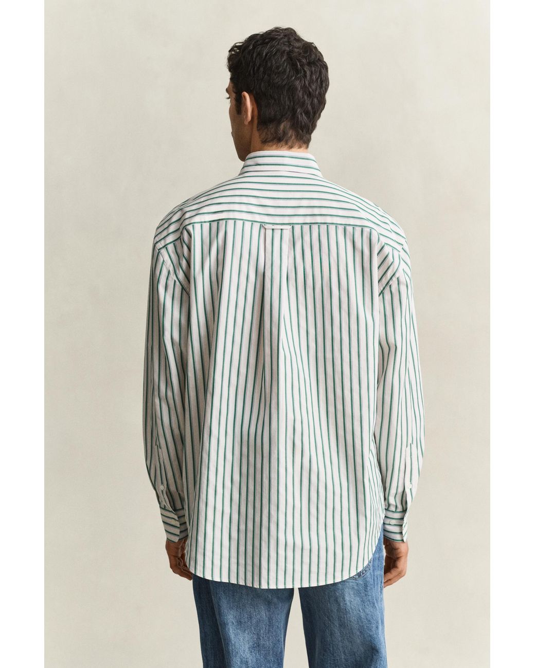 Gant Blue Dobby Striped Shirt for men