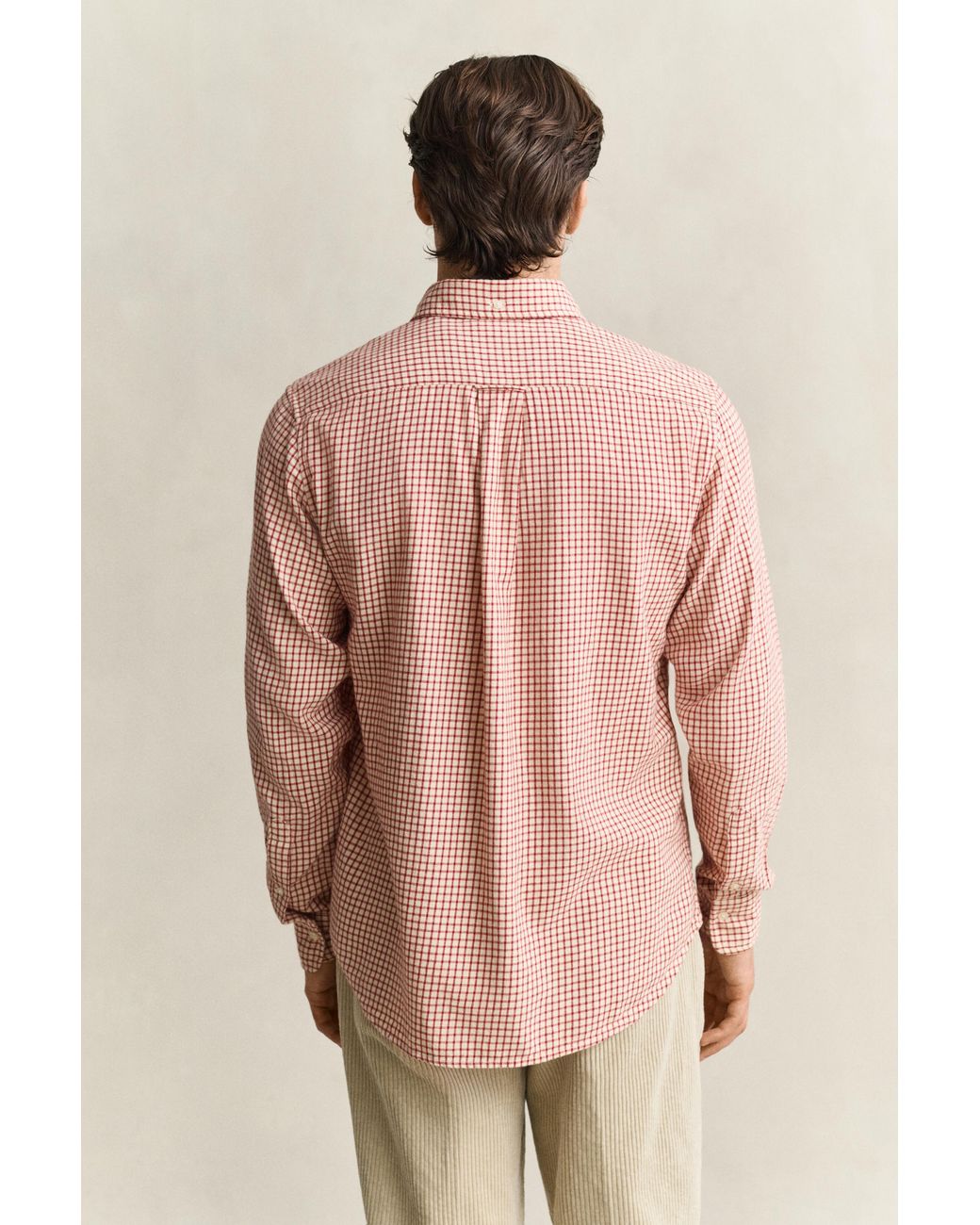 Gant Natural Checked Windblown Flannel Shirt for men