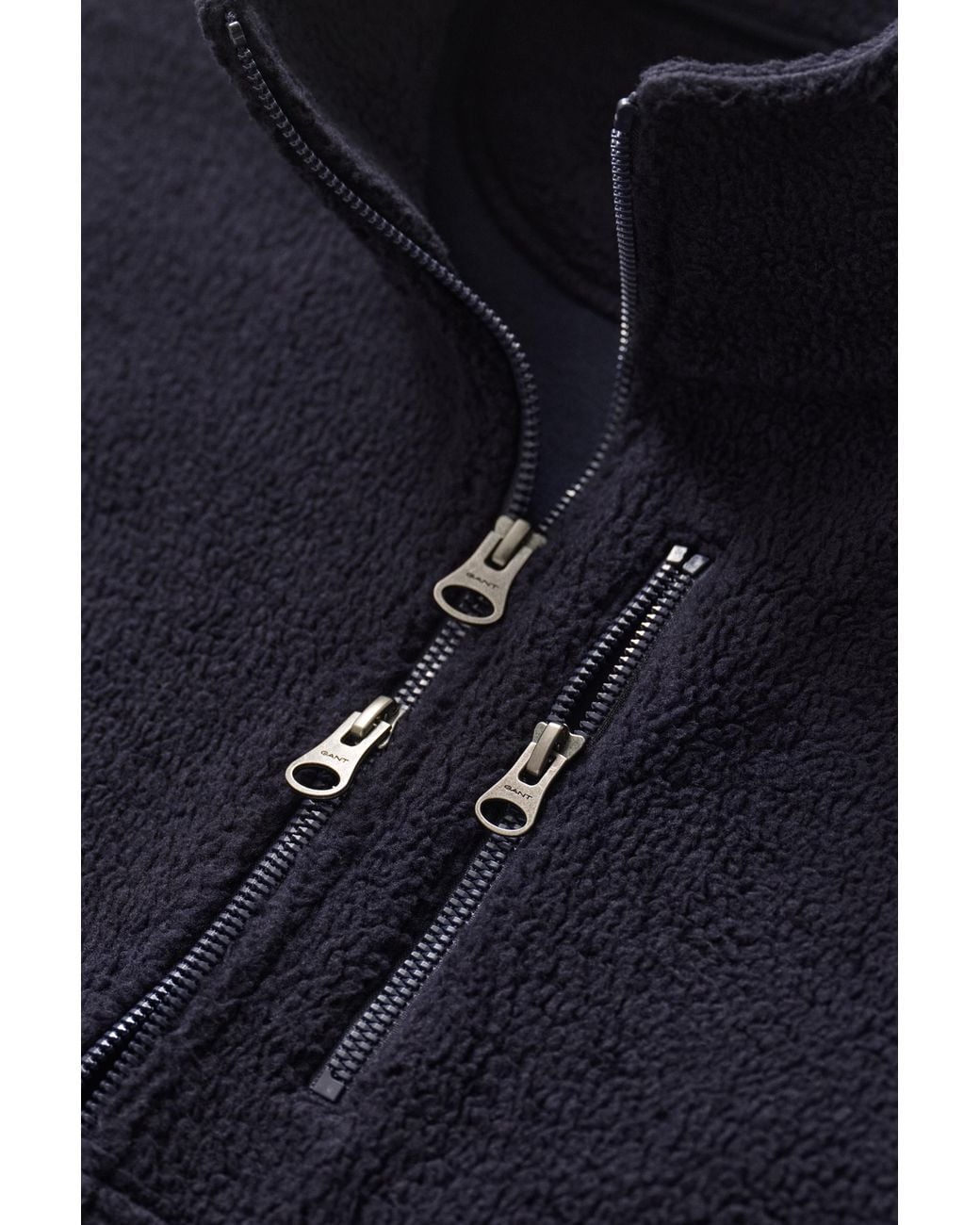 Gant Blue Fleece Vest Evening for men