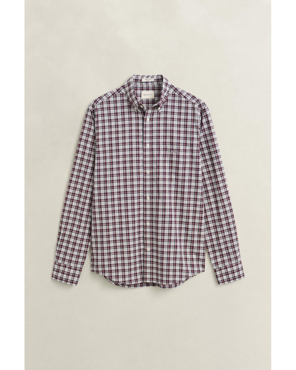 Gant Multicolor Checked Poplin Shirt for men