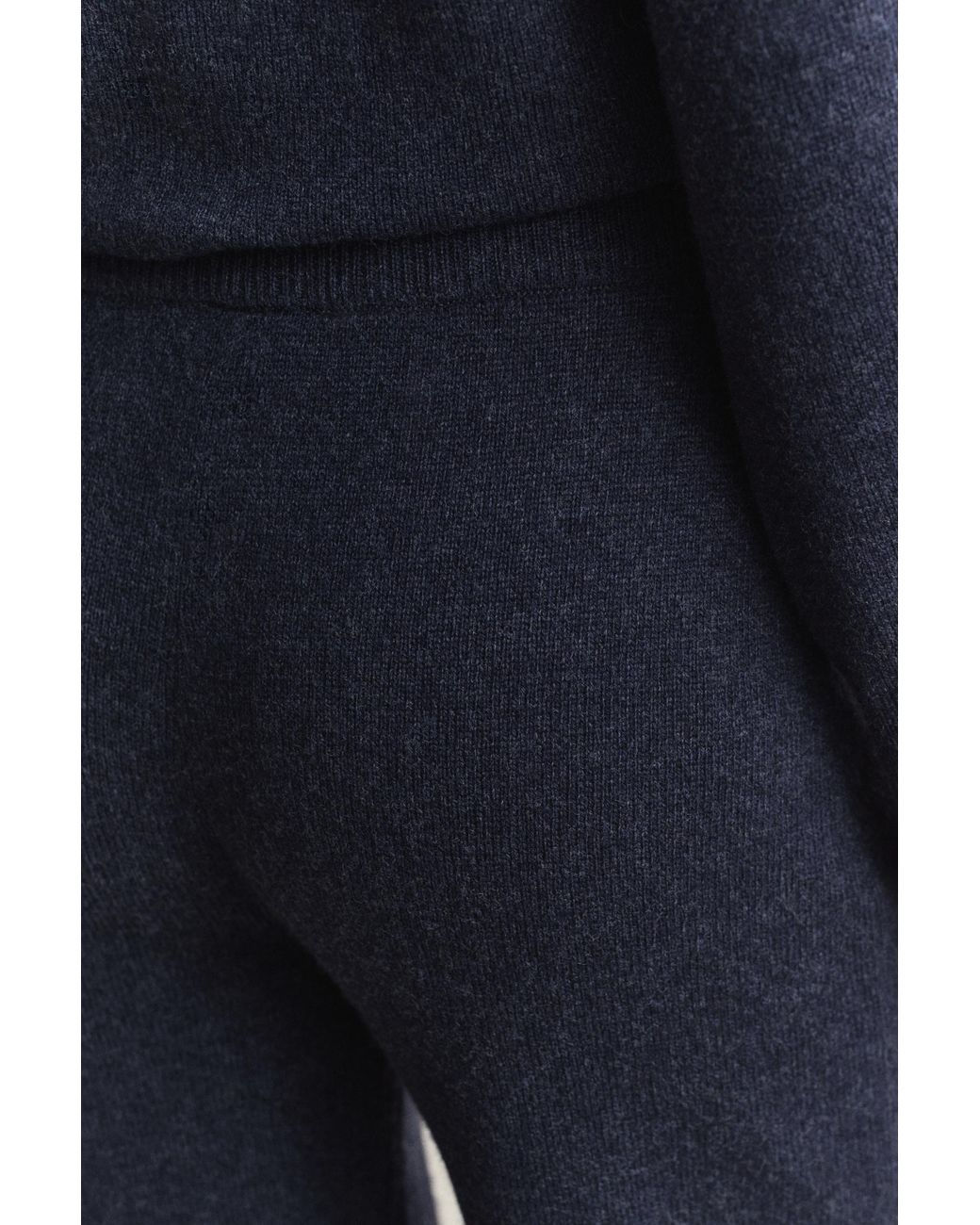 Gant Blue Wool Cashmere Blend Pants Evening