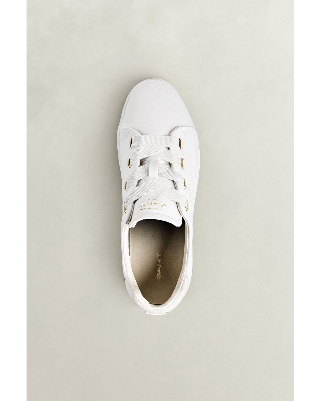 Gant Natural Avona Leather Sneakers