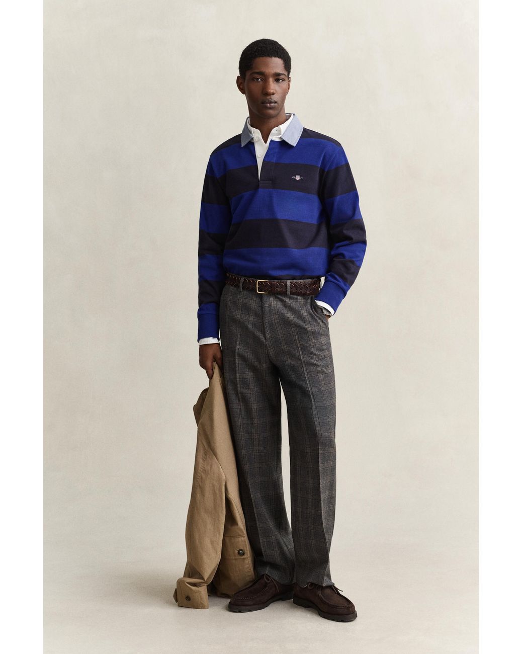 Gant Blue Classic Heavy Rugger for men