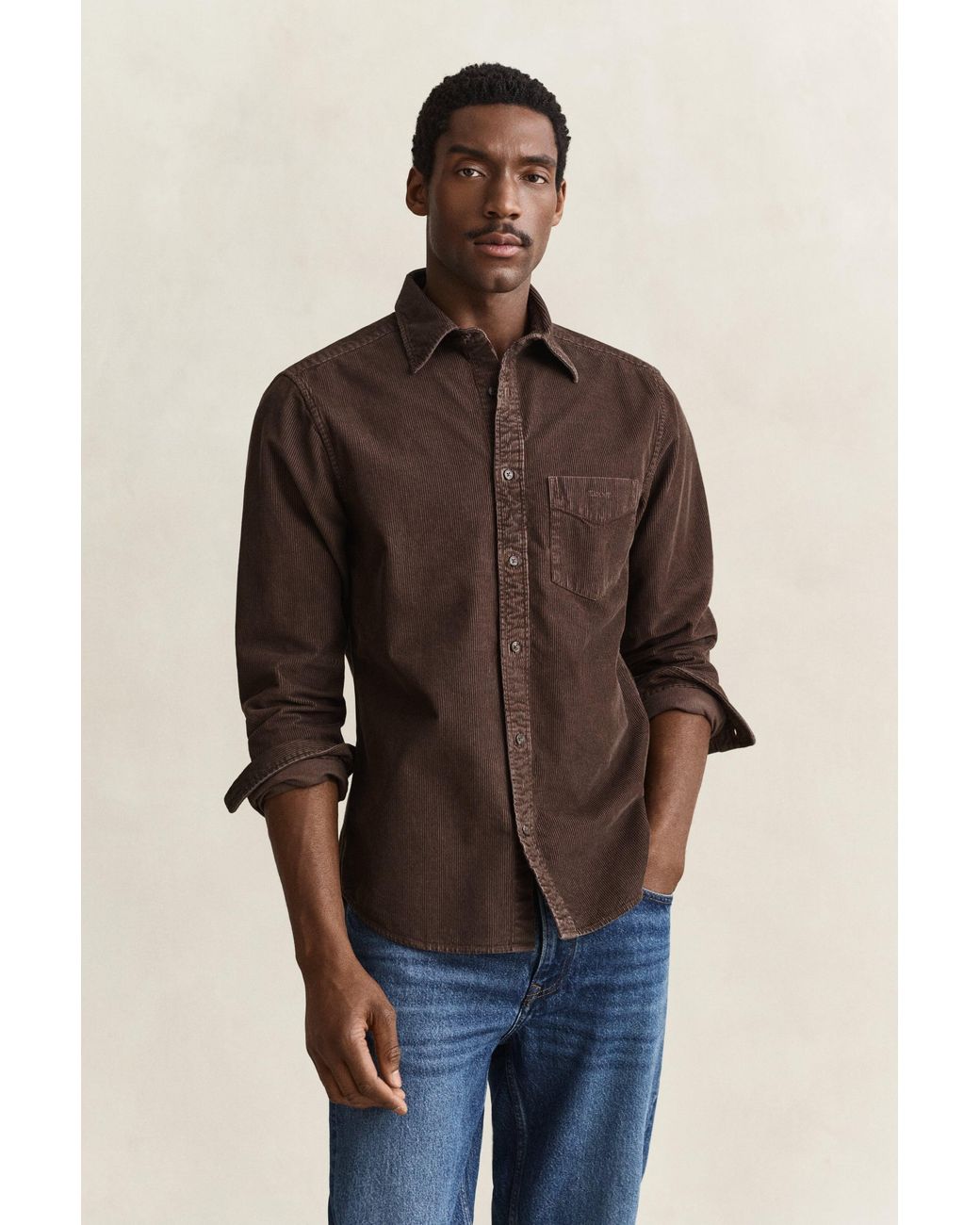 Gant Multicolor Corduroy Shirt for men