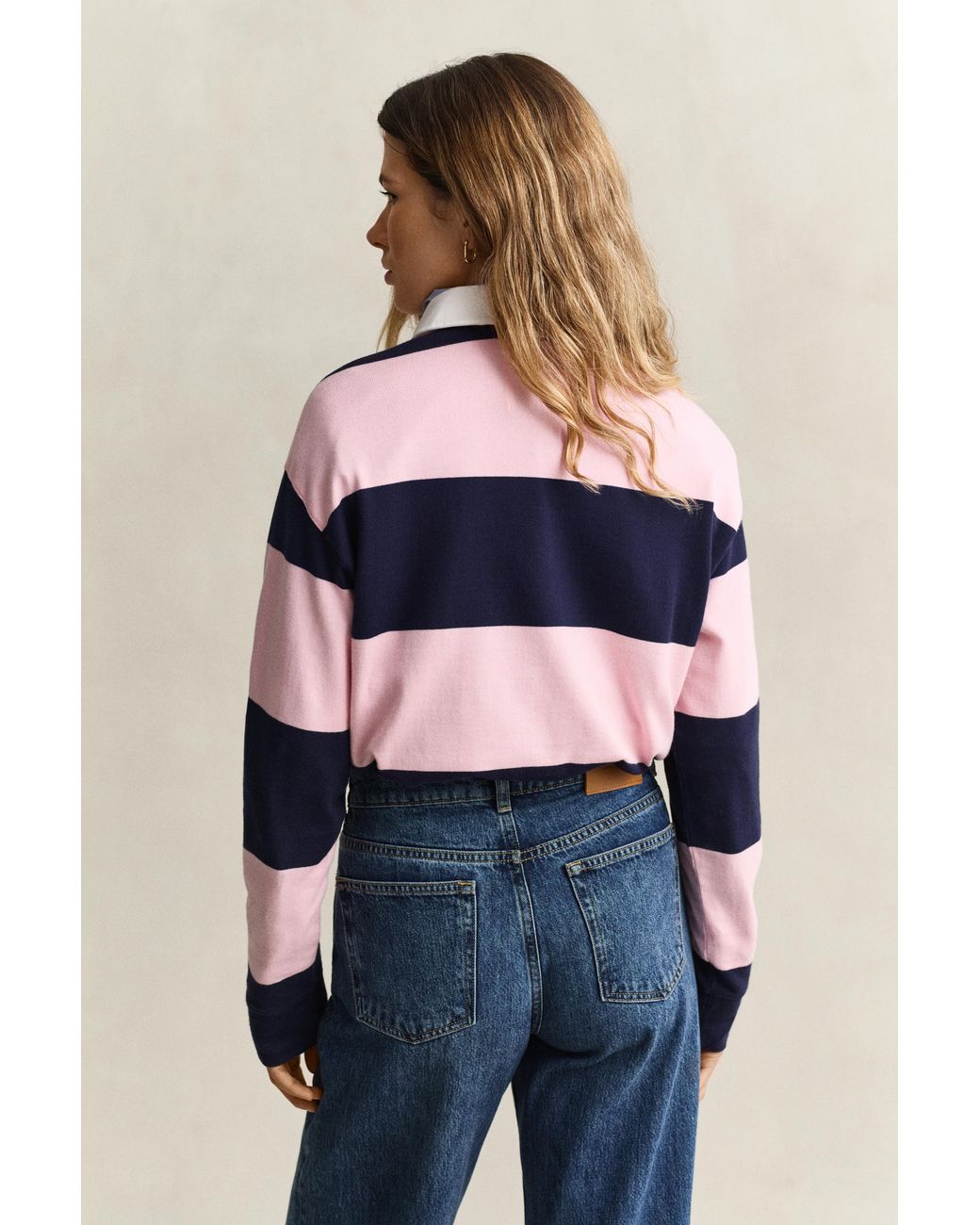 Gant Blue X Yale Barstripe Heavy Rugger Classic