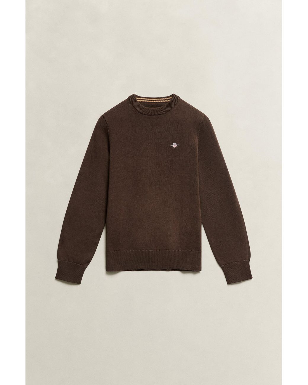 Gant Brown Teens Teen Boys Shield Sweater for men