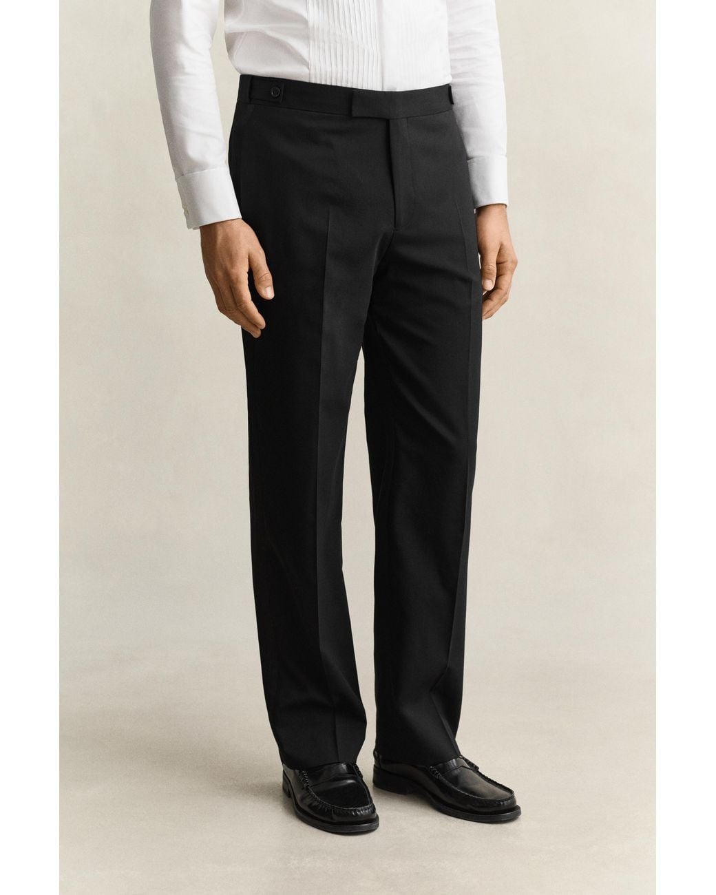 Gant Black Tuxedo Pants for men