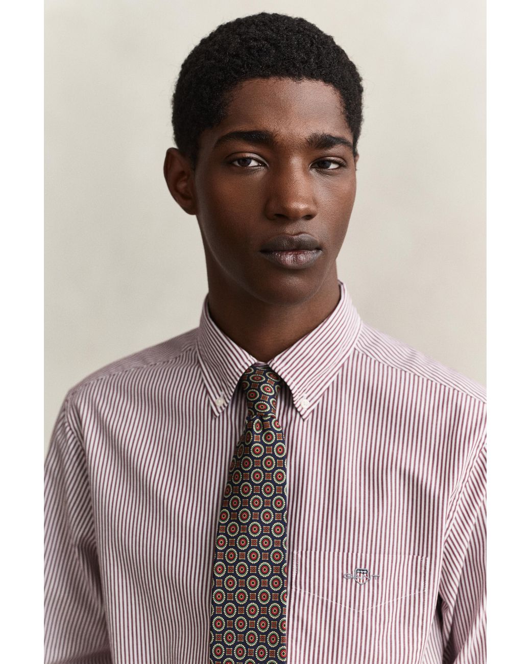 Gant Multicolor Classic Regular Striped Poplin Shirt for men