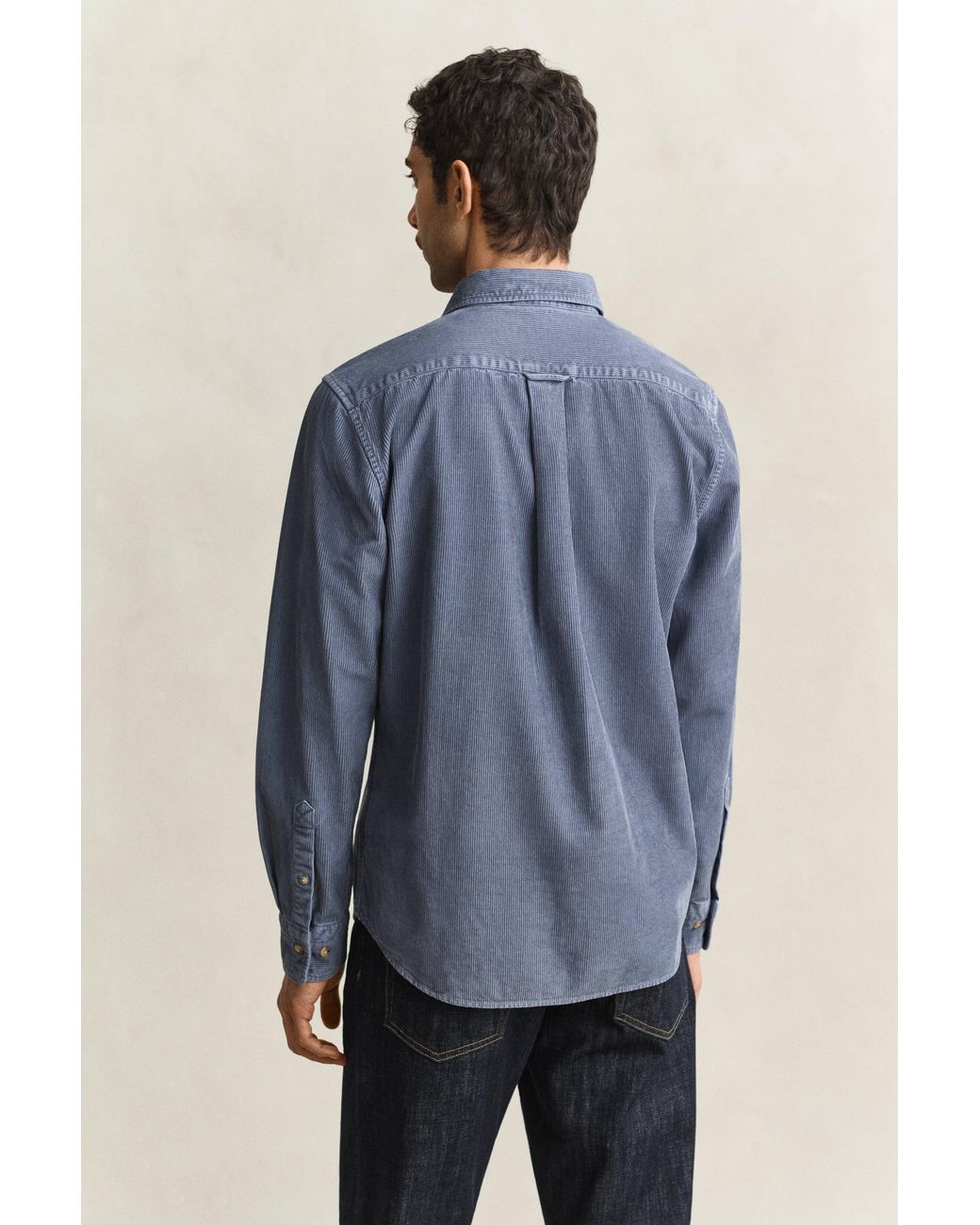 Gant Blue Corduroy Shirt for men