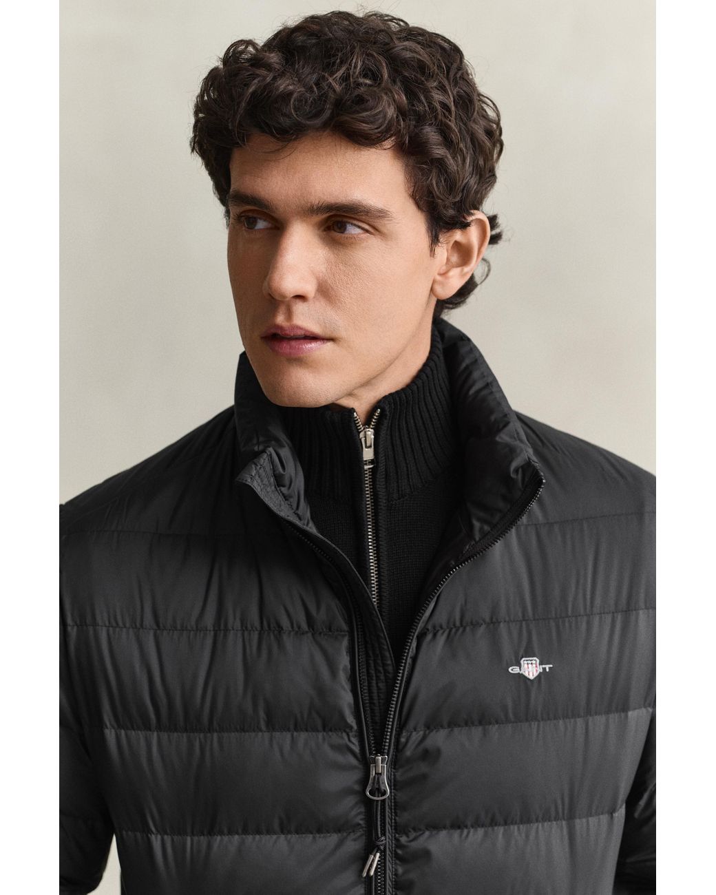 Gant Black Light Down Jacket for men