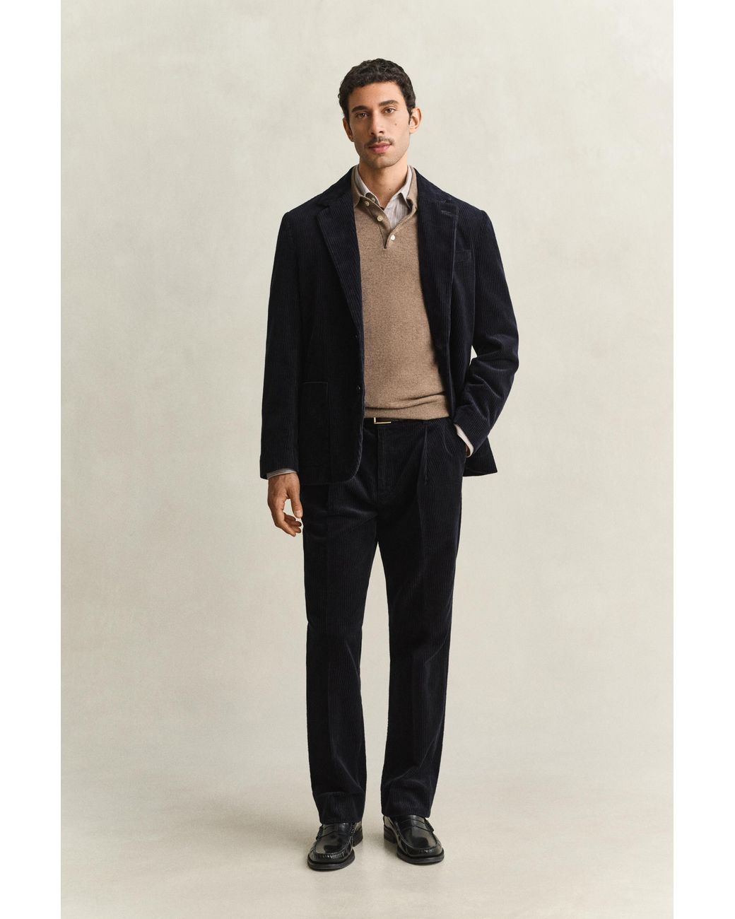 Gant Black Corduroy Suit Jacket Evening for men