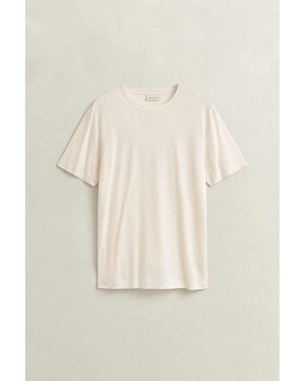 Gant Natural Linen T-Shirt for men