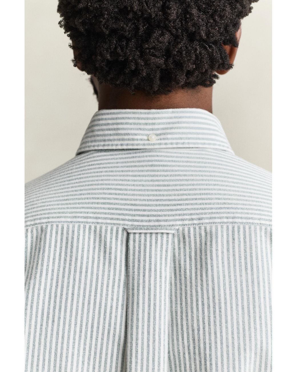 Gant Blue Striped Brushed Oxford Shirt for men
