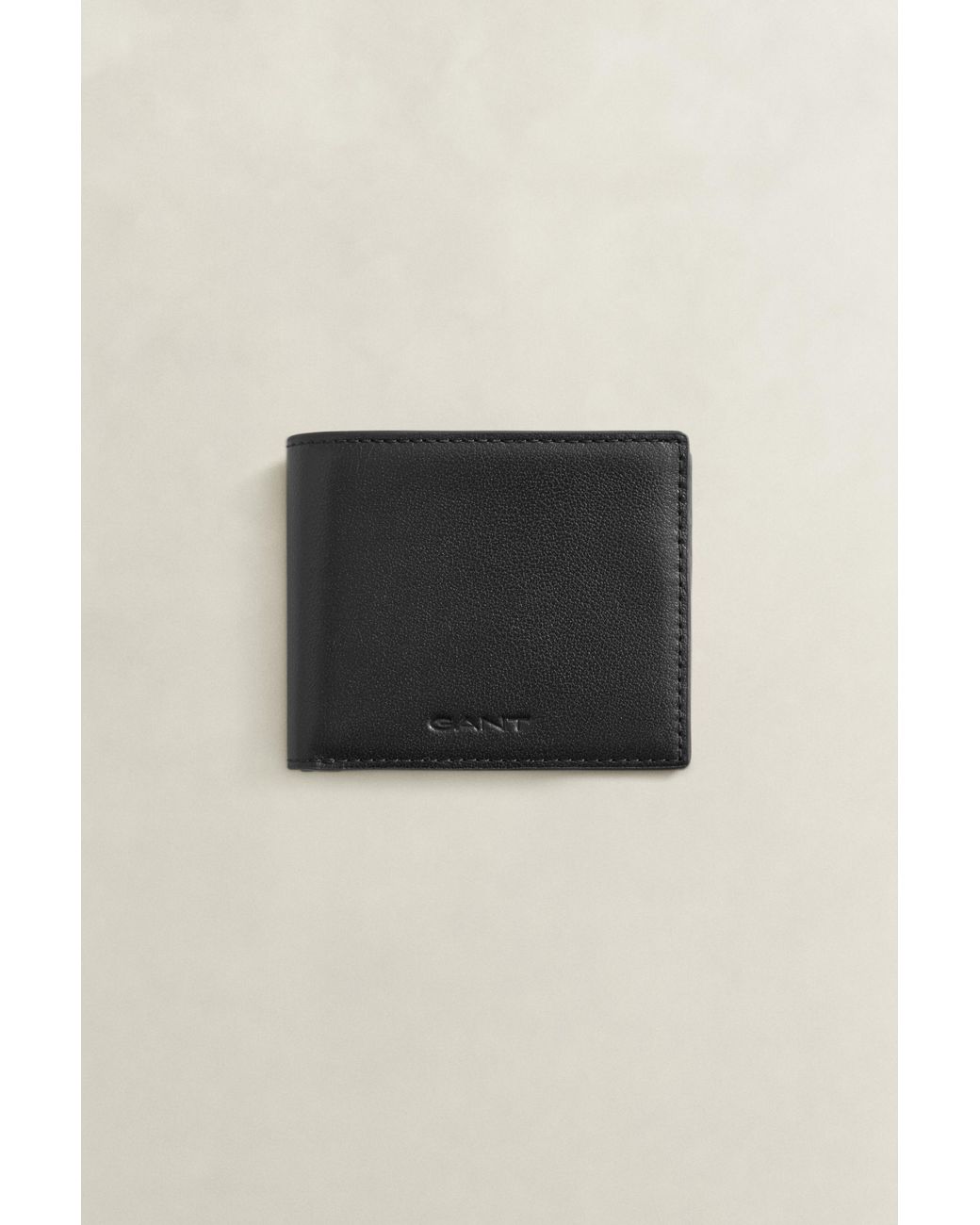 Gant Black Leather Bifold Wallet for men
