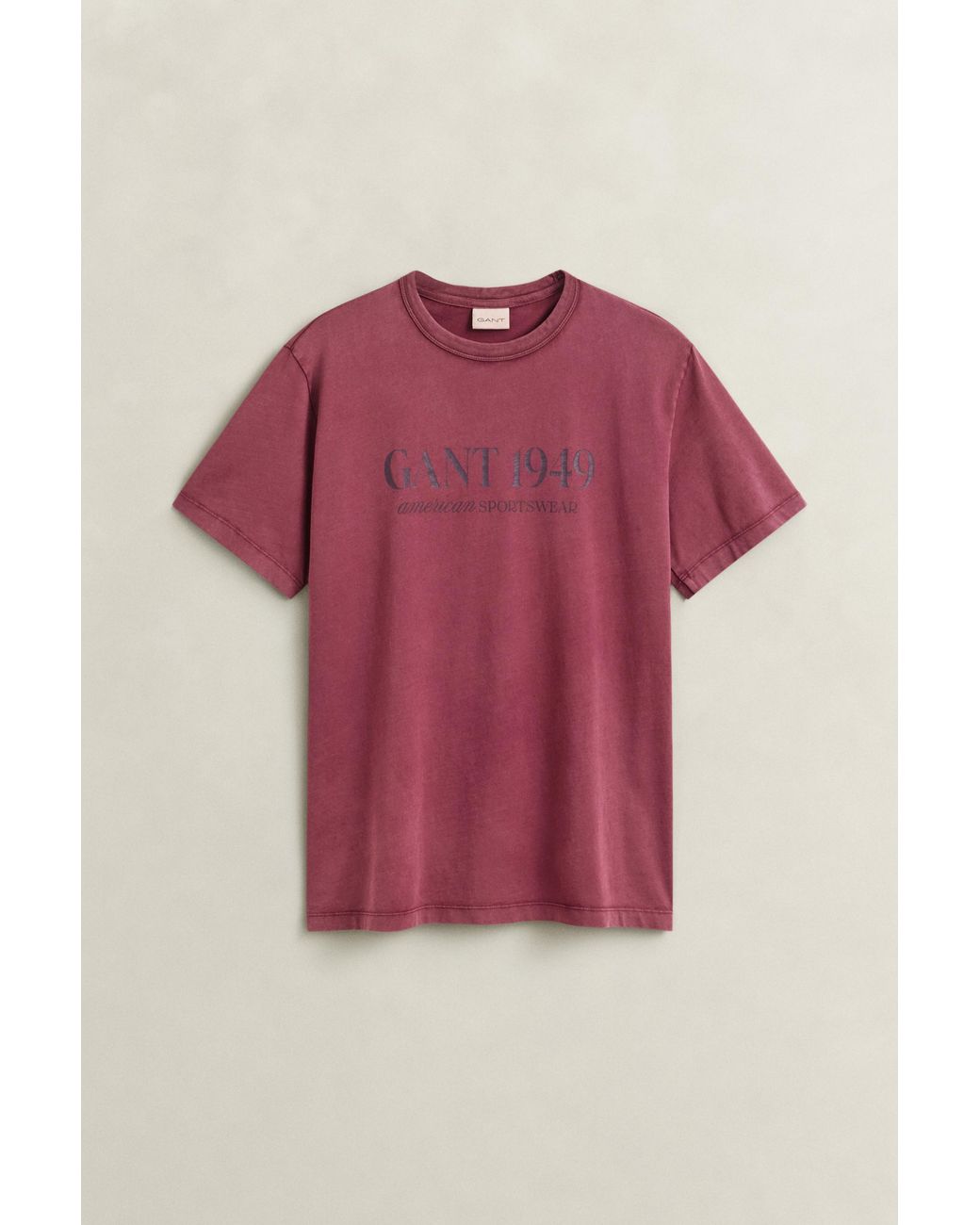 Gant Red Graphic T-Shirt for men