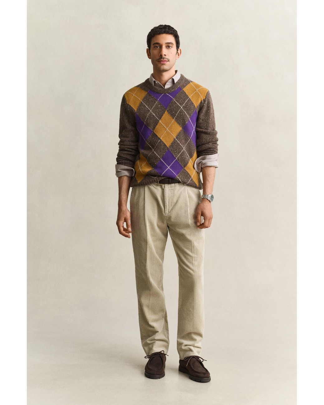 Gant Natural Corduroy Suit Pants for men