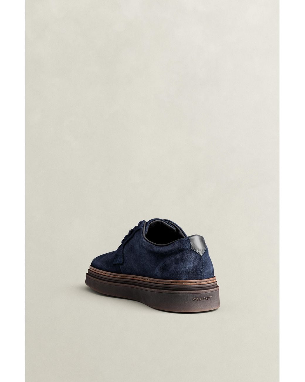 Gant Blue Kinzoon Suede Shoes Marine for men