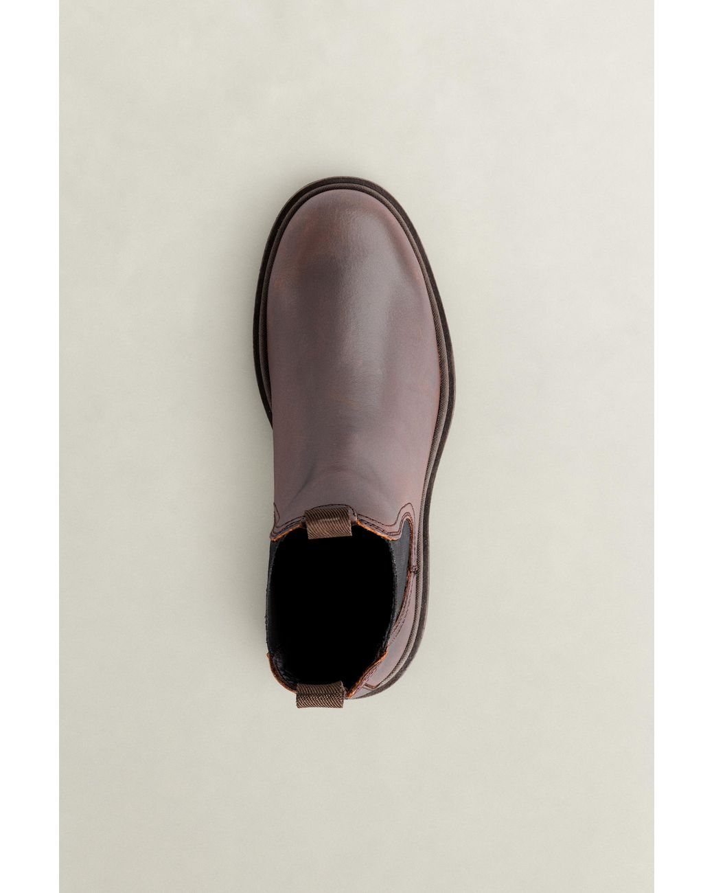 Gant Brown Blisdor Leather Chelsea Boots Dark for men